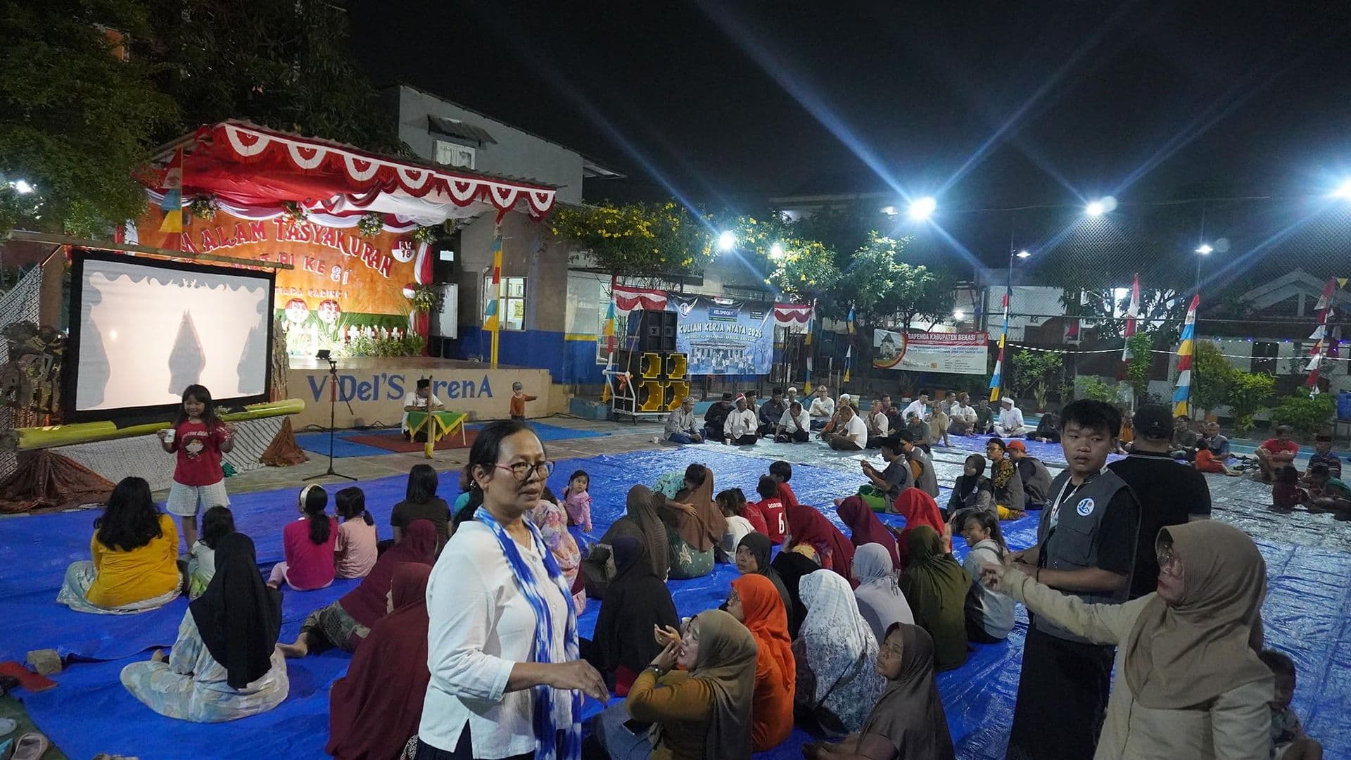Tasyakuran Warga RW 018 HUT RI KE 81 di Videls Arena