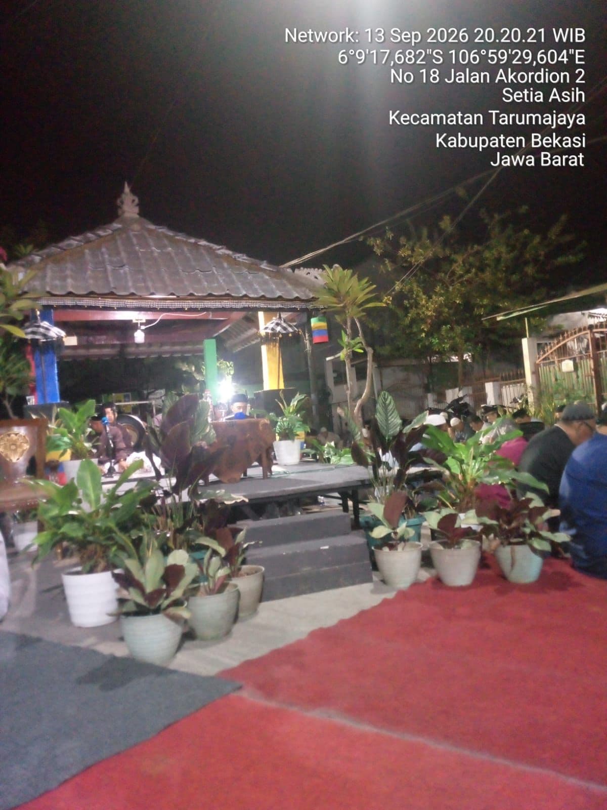 Warga Blok A VMG 1 Gelar Khaul dan Peringatan Maulid Nabi Muhammad SAW